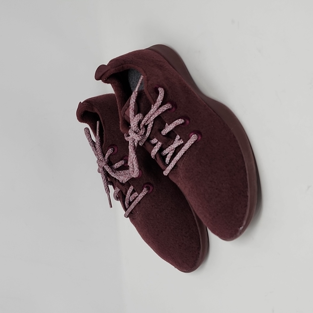 Allbirds Wool Runners Men's Haze Juke  Burgundy Sienna Sole Shoes Size 11